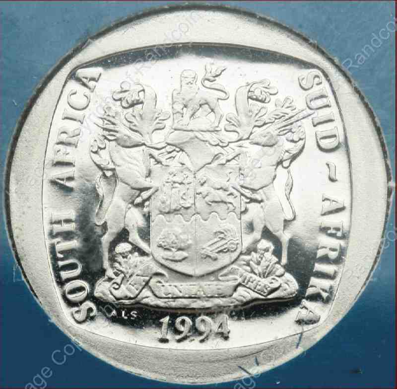 1994_Presidential_Inauguration_in_Perspex_coin_ob