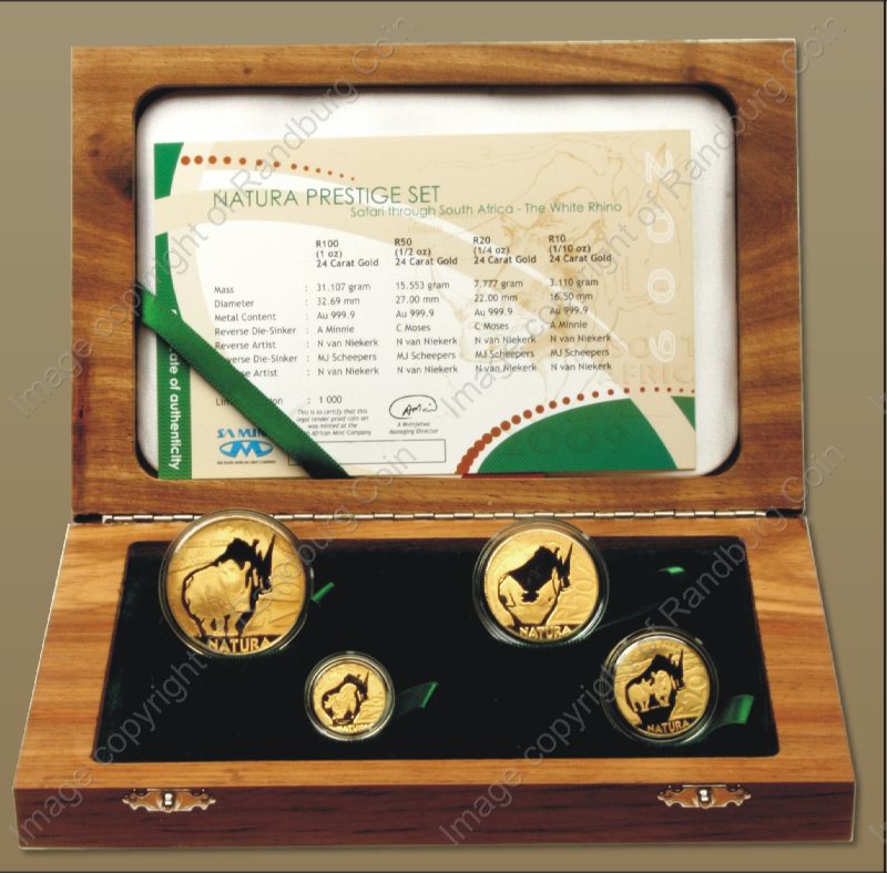 2009_Gold_Proof_Rhino_Natura_Presige_Set_open_box_Coins_rev