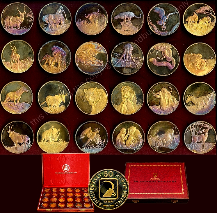 SA_Wildlife_Society_50th_Anniversary_Medallion_Set