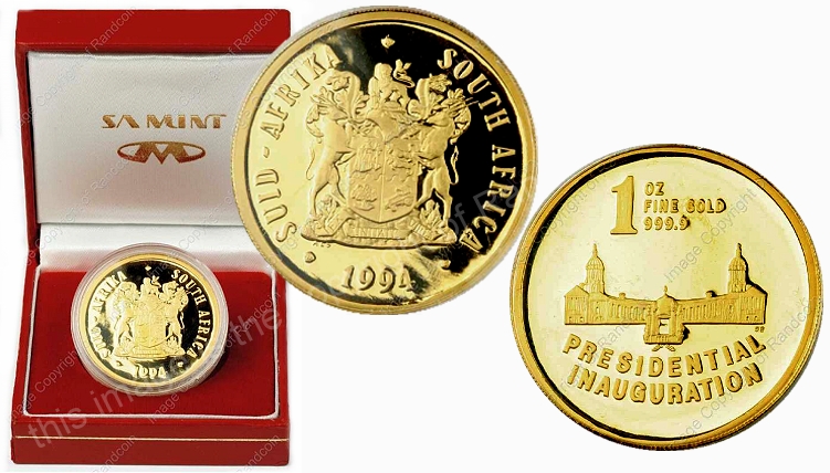 1994_Gold_1oz_Presidential_Inauguration_Coin_Union_Building_Red_box