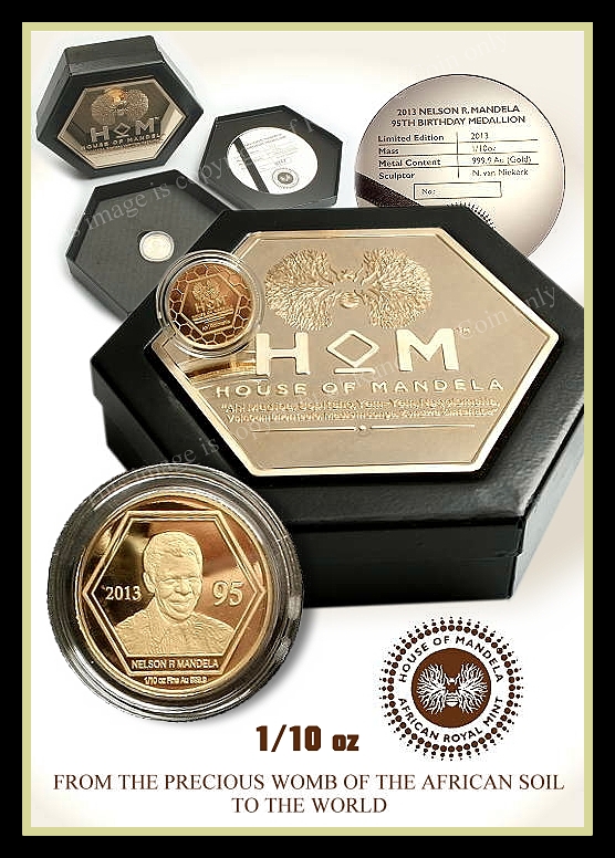 2013_Gold_Tenth_oz_NELSON_MANDELA_95th_BIRTHDAY_ISSUE_House_of_Mandela_African_Royal_Mint_2013_Minted_b.jpg