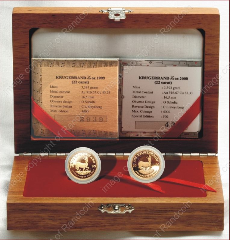 1999_to_2000_Tenth_oz_KR_Proof_2_Coin_Millenium_Set_Box_rev