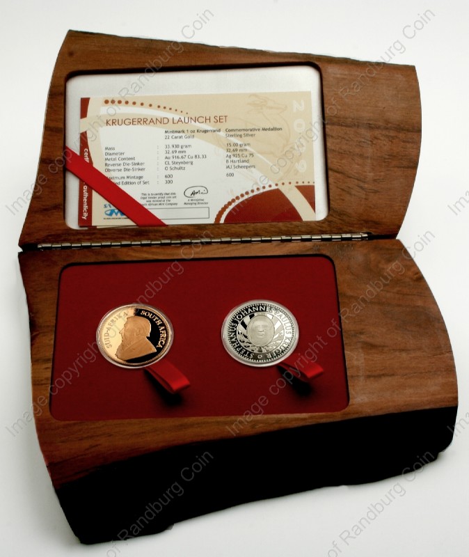2009_Gold_KR_1_oz_Launch_Mintmark_Set_with_Silver_Com_Medallion_Box_open_ob