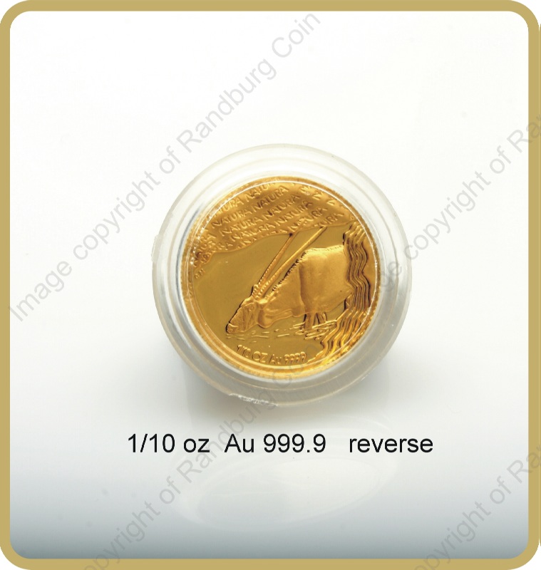 2001_Gold_Proof_Oryx_Set_Tenth_oz_coin_velvet_box_rev