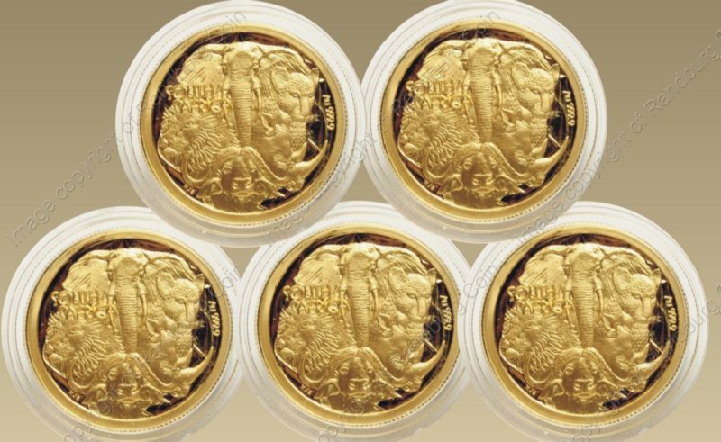 2002_Gold_Big_Five_Medallion_Coins_ob