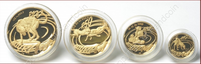 2002_Gold_Proof_Cheetah_Cats_of_Africa_Set_coins_rev