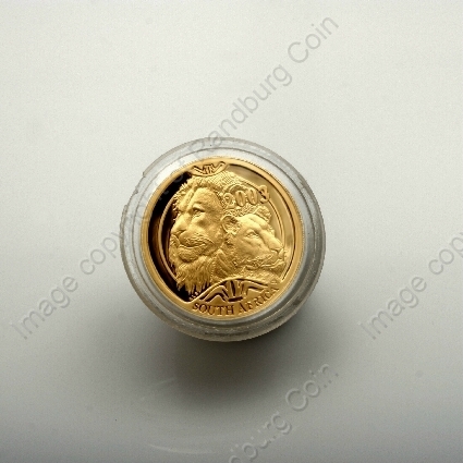2003_Gold_Natura_Lion_1oz_to_Tenth_Coin_Velvet_Set_Tenth_coin_ob