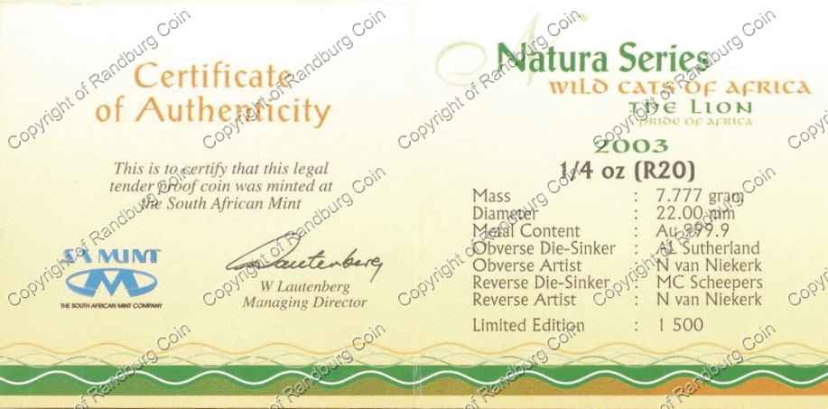 2003_Gold_Natura_Lion_Quarter_oz_Cert_rev.jpg