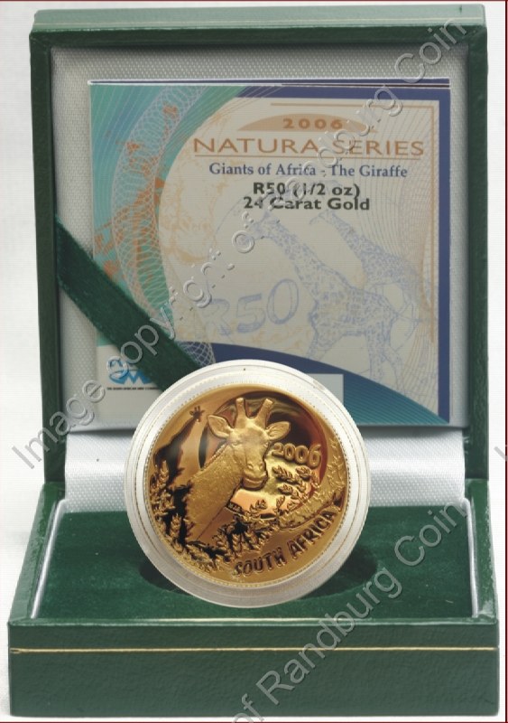 2006_Gold_Giraffe_coin_Half_oz_open_box_ob