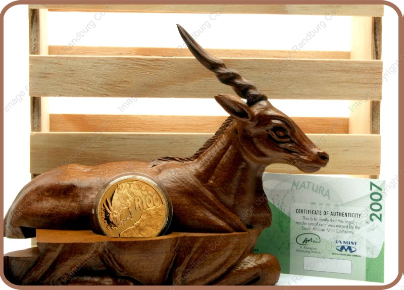 2007_Natura_Eland_1_oz_Gold_Coin_Figurine_Edition_crate_rev