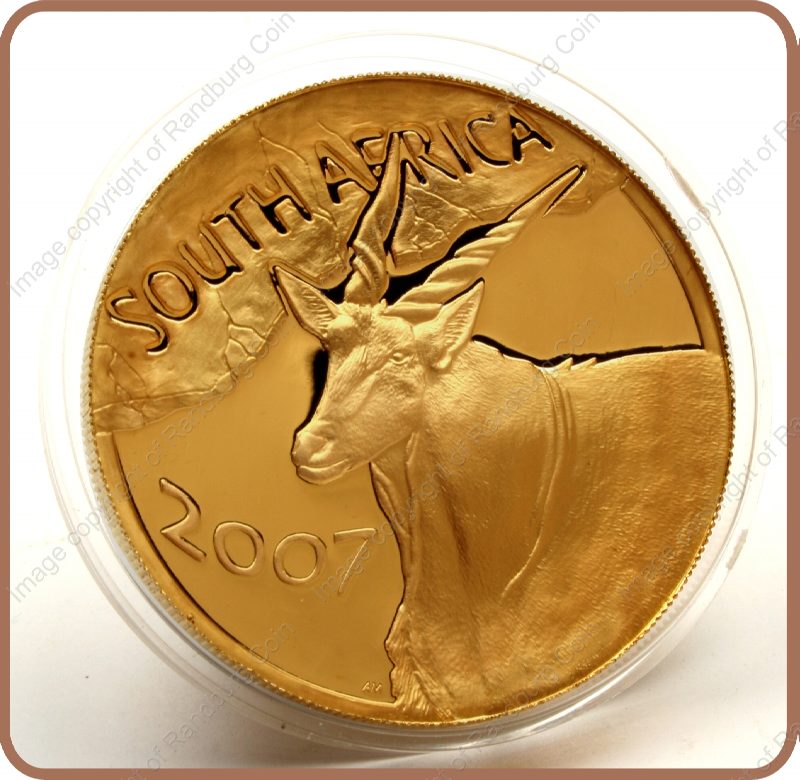 2007_Natura_Eland_1_oz_Gold_Coin_Figurine_Edition_ob
