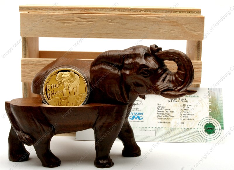 2008_Natura_Elephant_1_oz_Gold_Coin_Figurine_crate_rev