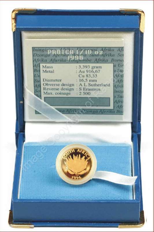1996_Gold_Protea_1_Tenth_Constitution_ob