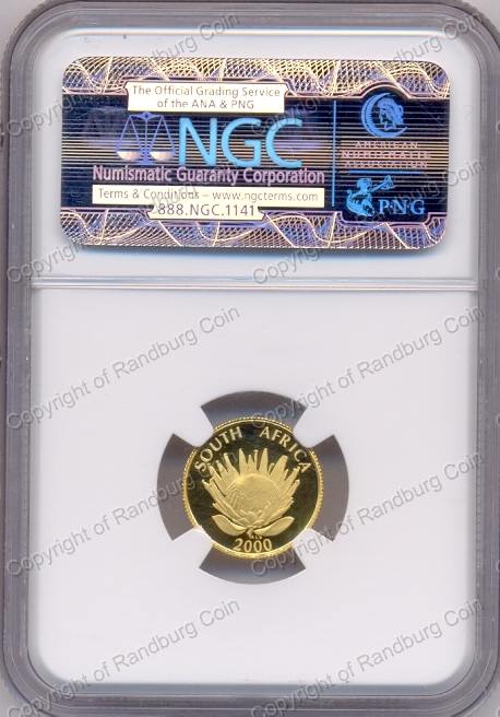2000_Gold_Protea_1_Tenth_Wine__Industry_NGC_PF69_rev