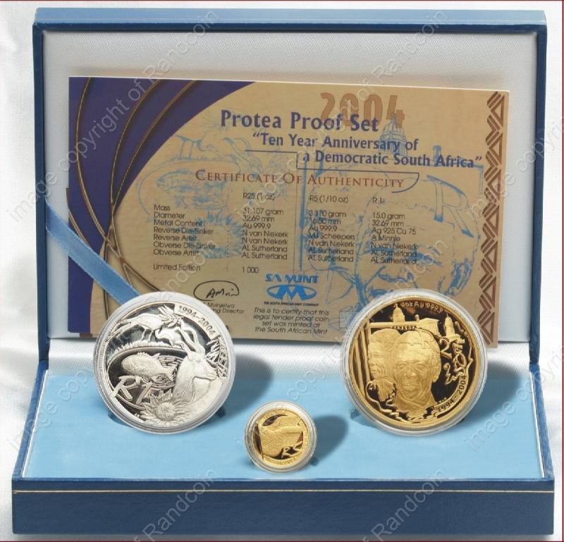 2004_Gold_Mandela_Ten_Yr_Ann_coin_Set_open_box_rev