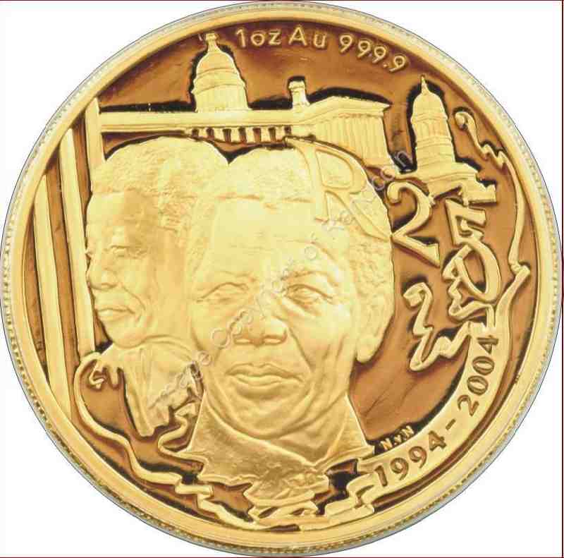 2004_R25_1oz_Gold_Mandela_Ten_Yr_Ann_coin_rev