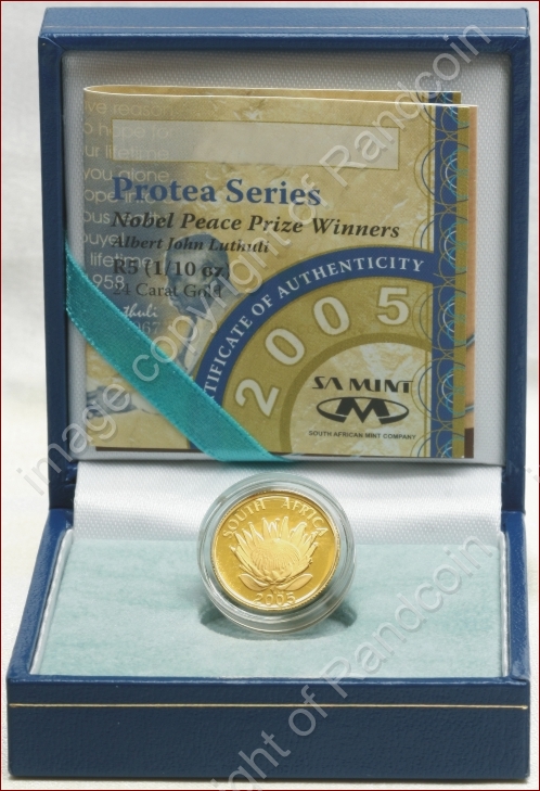 2005_R5_1tenth_oz_Luthuli_Protea_Peace_open_box_ob