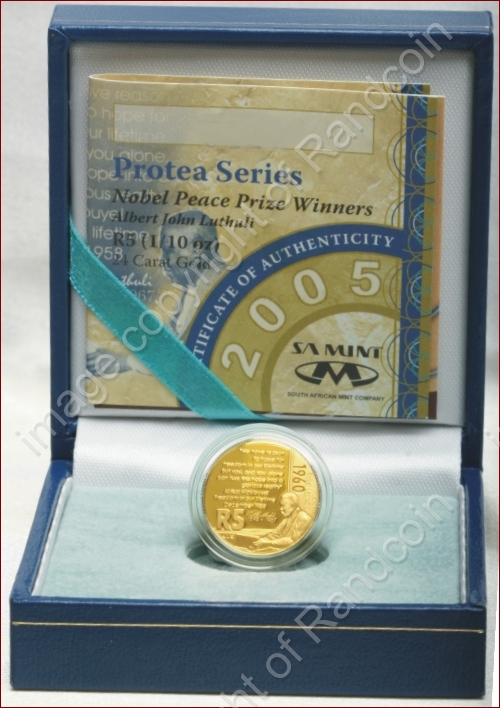 2005_R5_1tenth_oz_Luthuli_Protea_Peace_open_box_rev