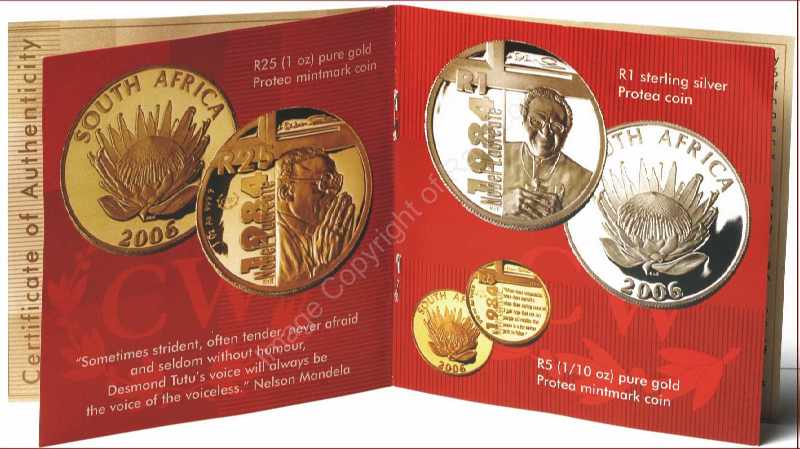 2006_Desmond_Tutu_Protea_Launch_Set_cert.