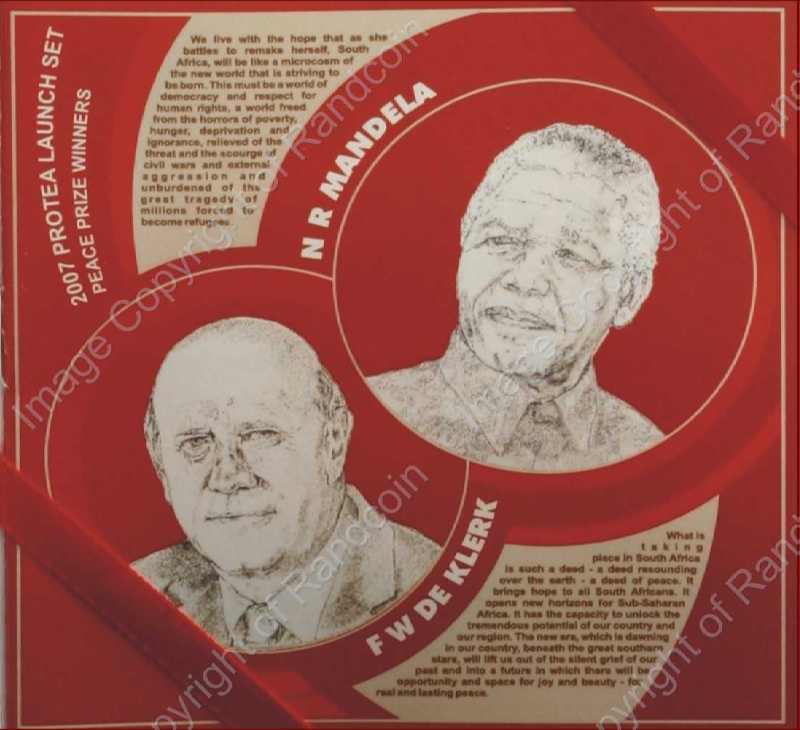 2007_Gold_Protea_Launch_set_Mandela_De_Klerk_certificate.