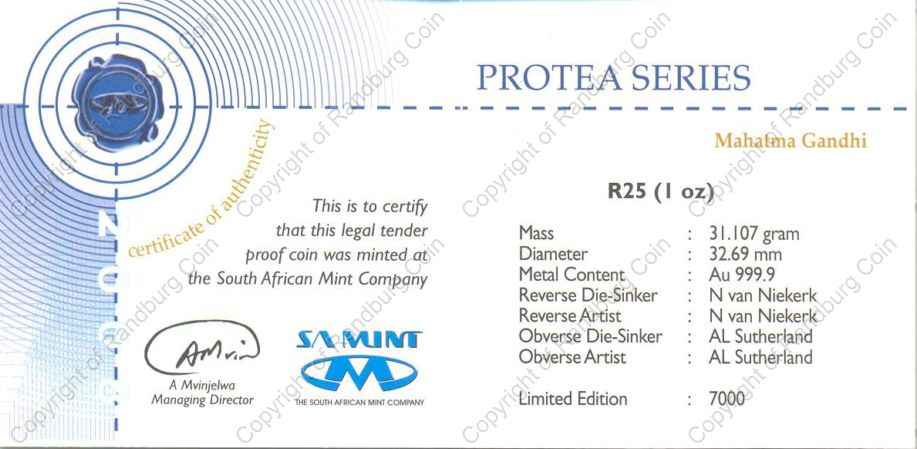 2008_Gold_Proof_Protea_Gandhi_1oz_Cert_rev