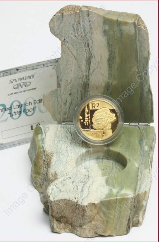 2000_Heritage_Gold_R2_Quarter_Ounce_Little_Foot_Limited_Launch