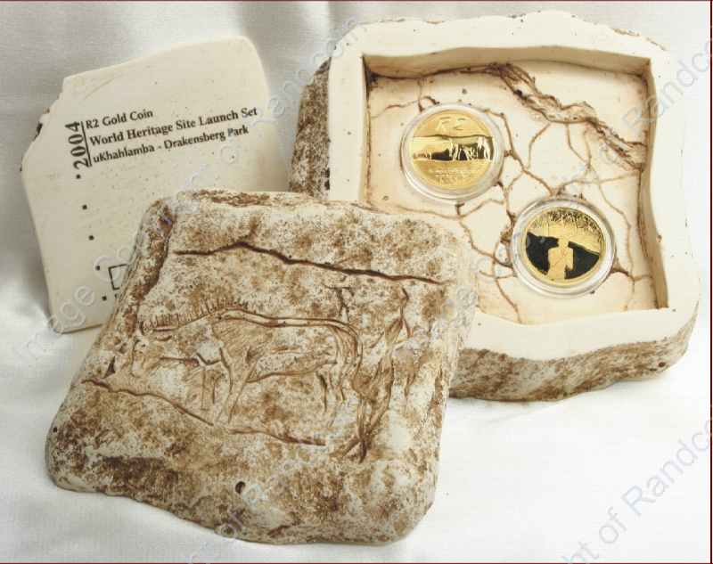 2004_Heritage_Gold_R2_Quarter_Ounce_Drakensberg_open_box