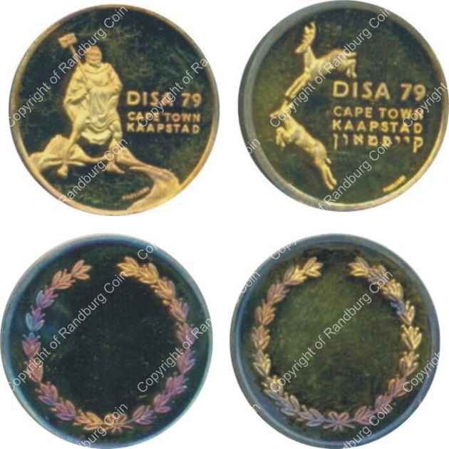 SA Disa 79 bronze medallion all