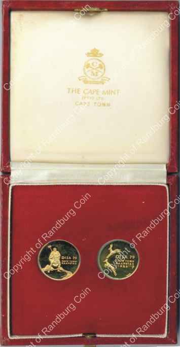 SA Disa 79 bronze medallion box ob