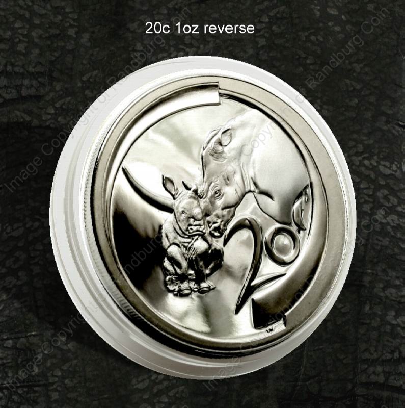 2004_SA_Silver_1oz_20c_Big_Five_X5_Coin_Set_in_Hide_Wallet_Rhino_2003_rev