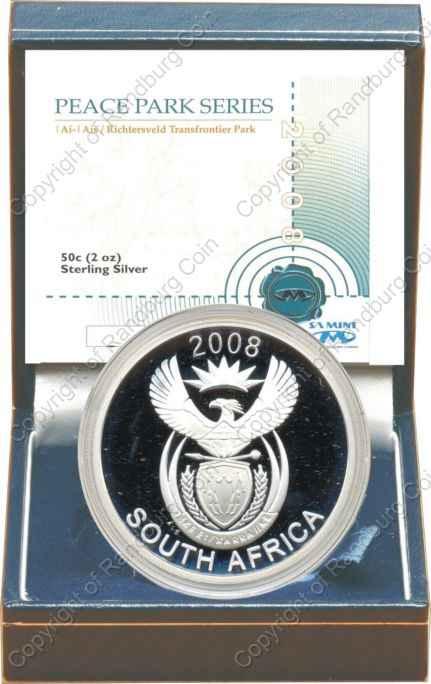 2008_Silver_Wildlife_Richtersveld_Peace_Park_50c_box_ob