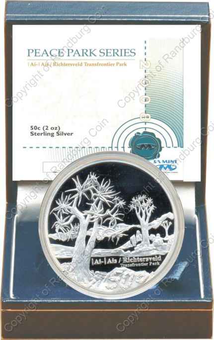 2008_Silver_Wildlife_Richtersveld_Peace_Park_50c_box_rev