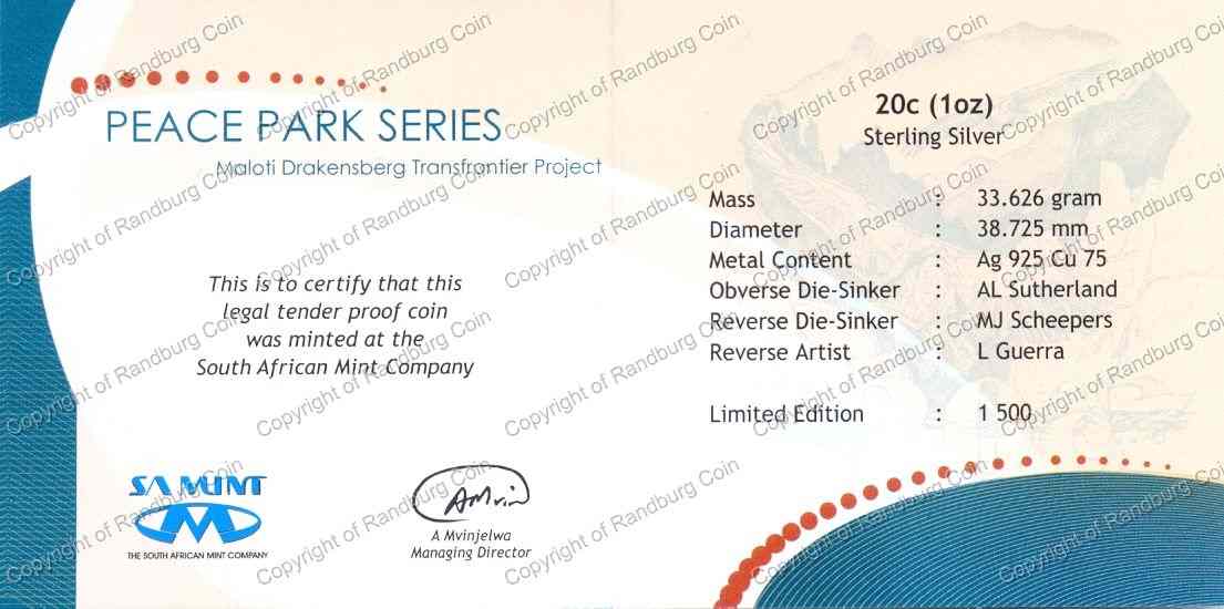 2009_Silver_Wildlife_Maloti_Drakensberg_20c_Cert_rev.jpg