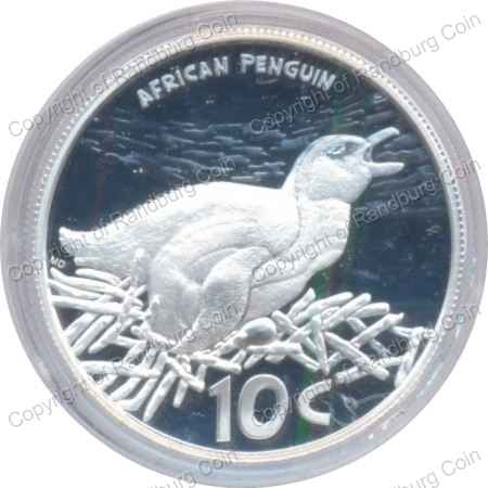 20144 Silver Wildlife Marine Protected Areas 10c Coin rev