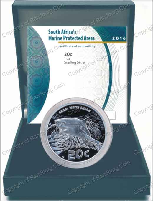 2016 Silver Wildlife Marine Protected Areas 20c Box rev
