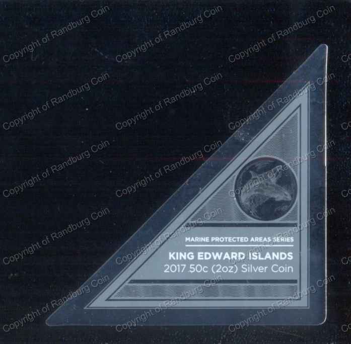 2017 Silver Wildlife Marine Protected Areas 50c Box