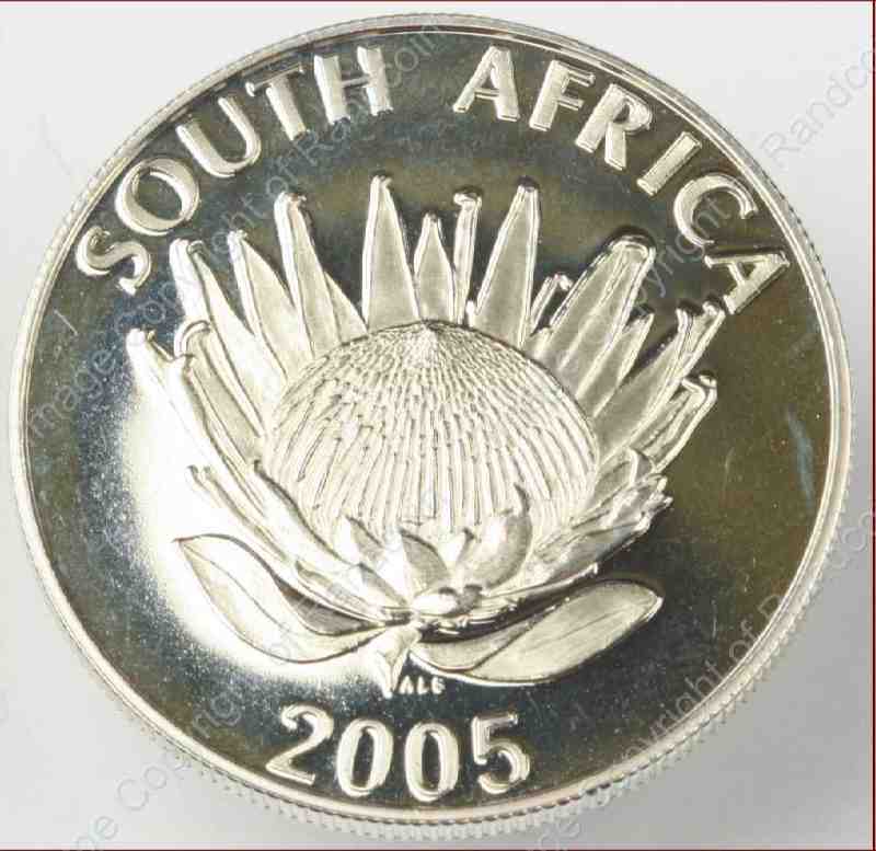 2005_Silver_R1_UNC_Protea_Luthuli_coin_ob