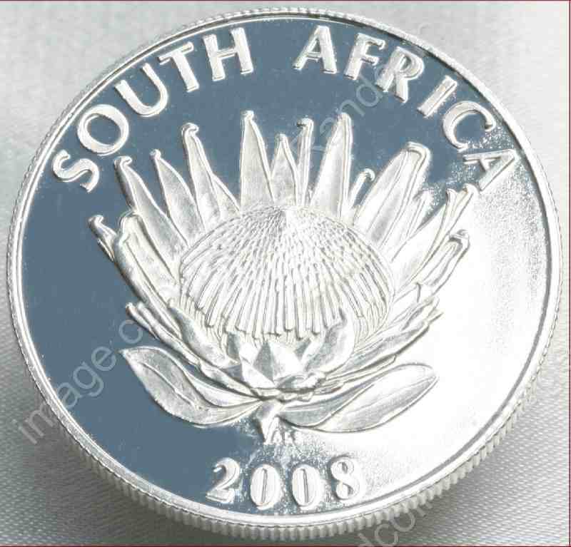 2008_Silver_R1_UNC_Protea_Gandhi_coin_ob