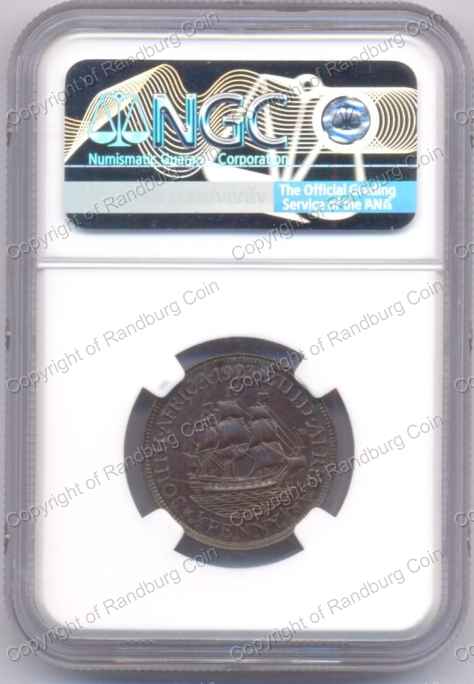 1923_SA_Half_Penny_MS64BN_revn