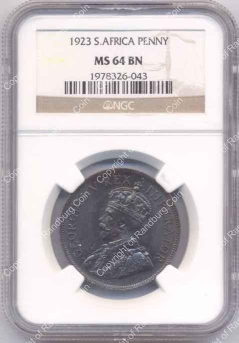 1923_SA_Penny_MS64_BN_obn