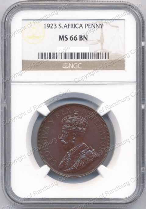 1923_SA_Penny_MS66_BN_ob