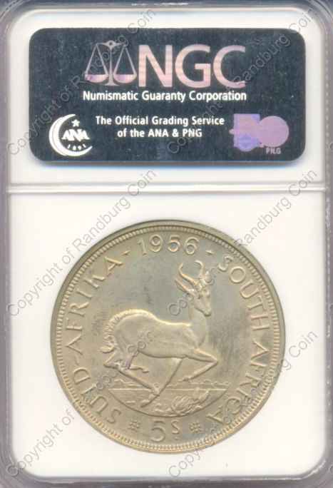 1956_SA_5_Shilling_PL64_rev