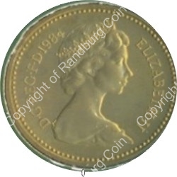 Great Britain 1984 Brilliant Unc Scottish 1 pound coin ob