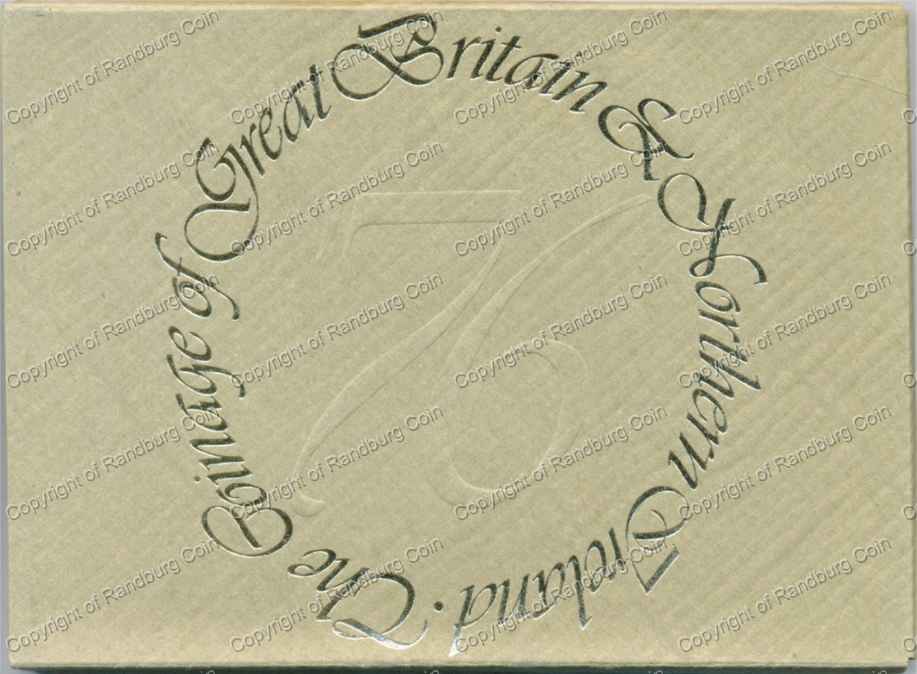 Great Britain and Northern Ireland 1976 coinage env