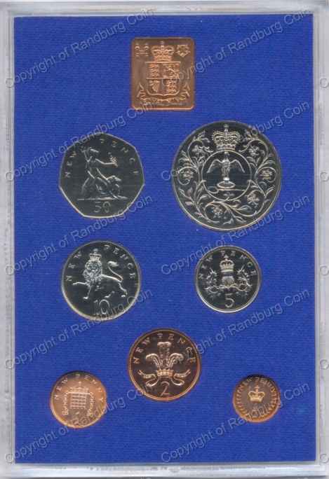 Great Britain and Northern Ireland 1977 coinage rev