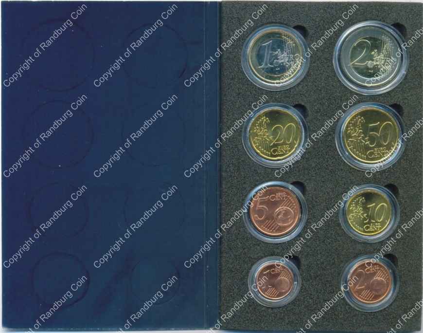 Ireland 2004 Euro 8 coin Unc mint set rev