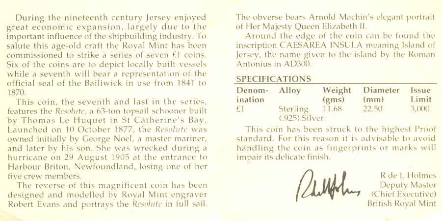 Jersey_1994_1_pound_silver_proof_Resolute_cert_rev