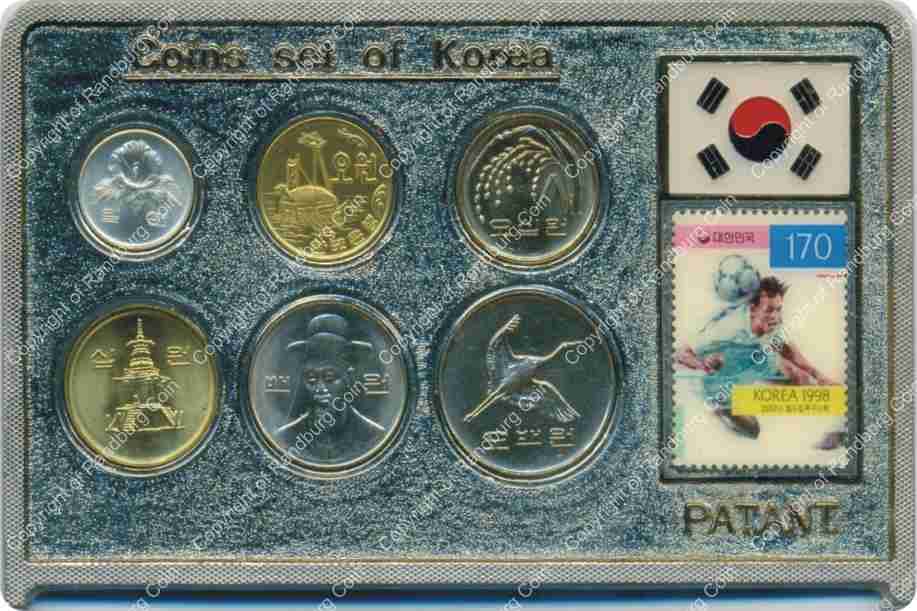 Korea Souvenir coin set ob