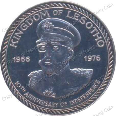 Lesotho_1976_Unc_10_Maloti_10th_anniversary_of_Independence_ob
