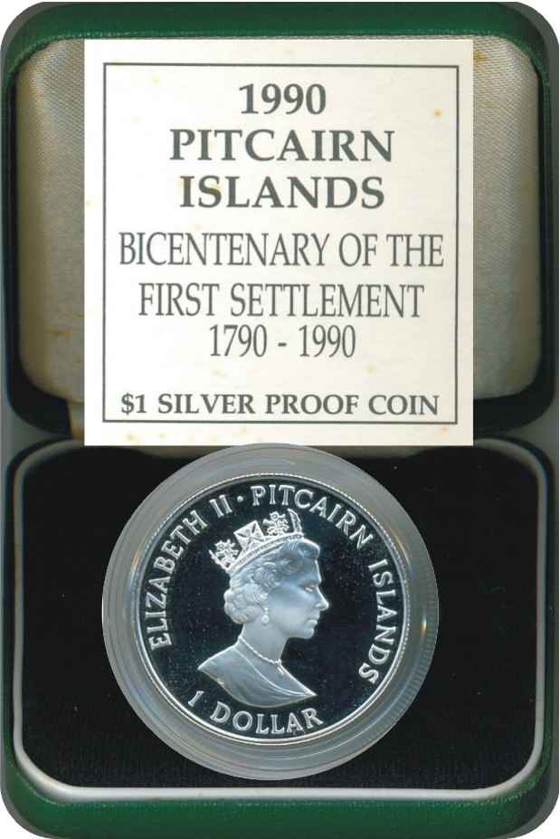 Pitcairn_Islands_1990_Dollar_silver_proof_Bicentenary_first_settlement_box_ob.jpg